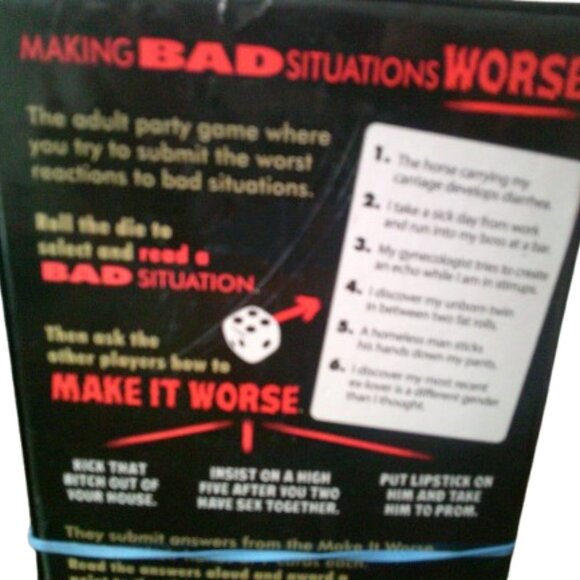 Making Bad Situations Worse Adult Party Game - Picture 3 of 3